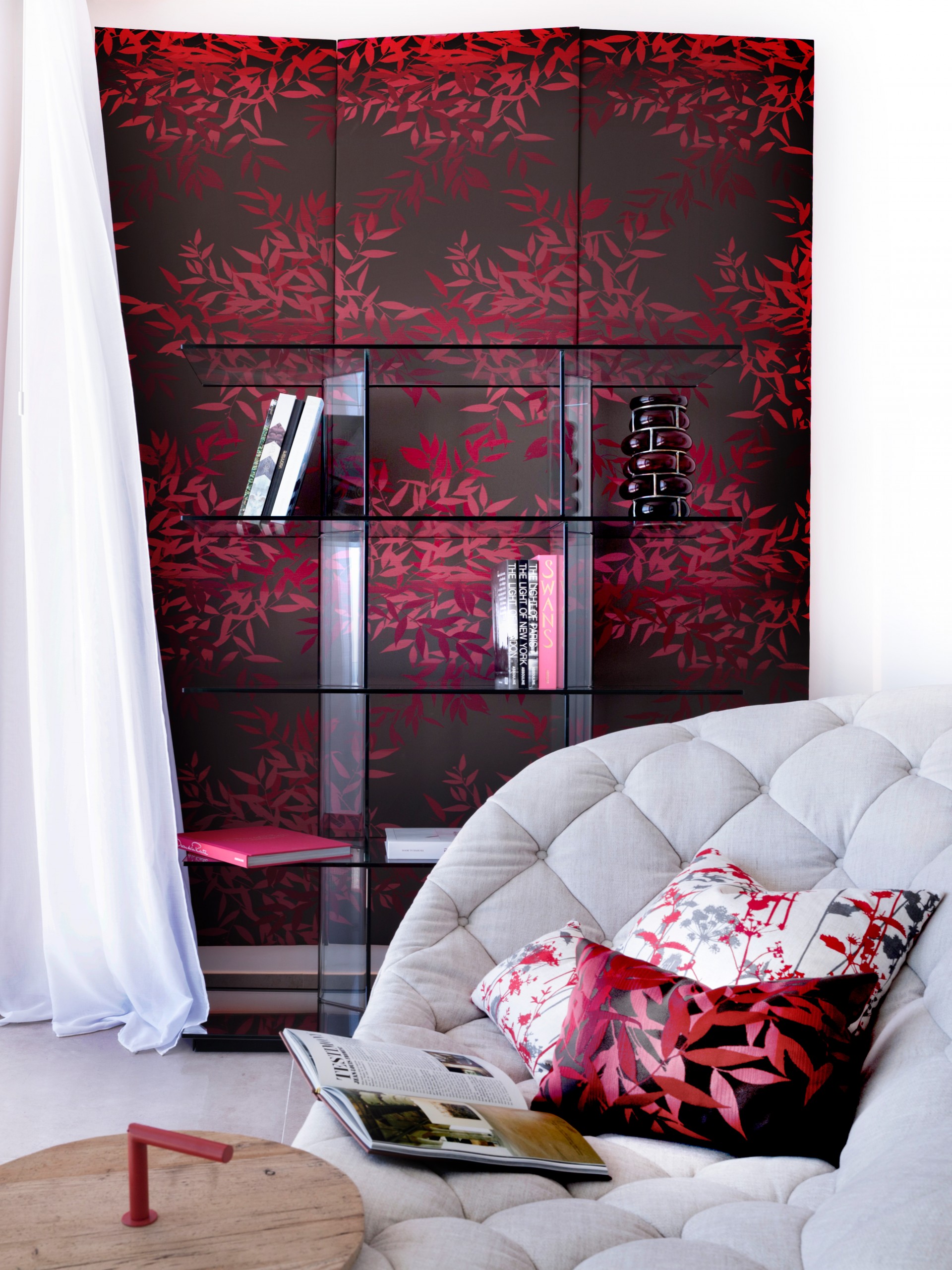 Contrasting textures,